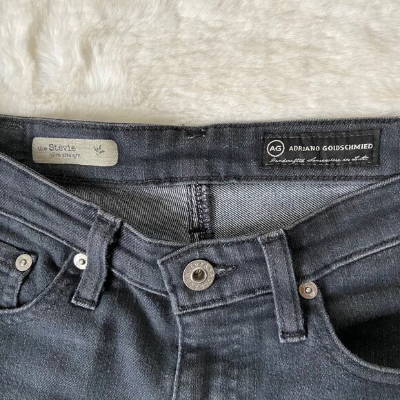 AG Adriano Goldschmied The Stevie Slim Straight Jeans Size 26R - Picture 3 of 5